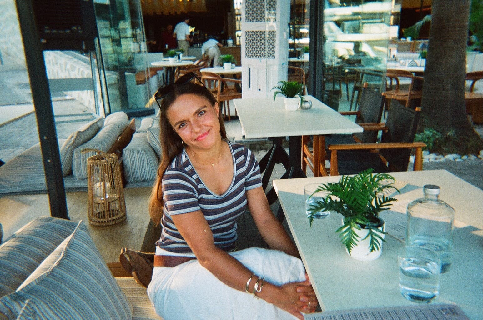 Mia Grace, a senior service stewardess from South Africa who attended Lubin’s onboard gatherings